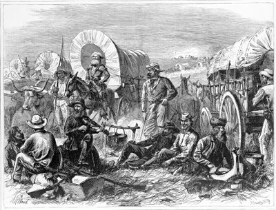 Pilgrims of the Plains, pub. 1871 by Alfred Rudolph Waud
